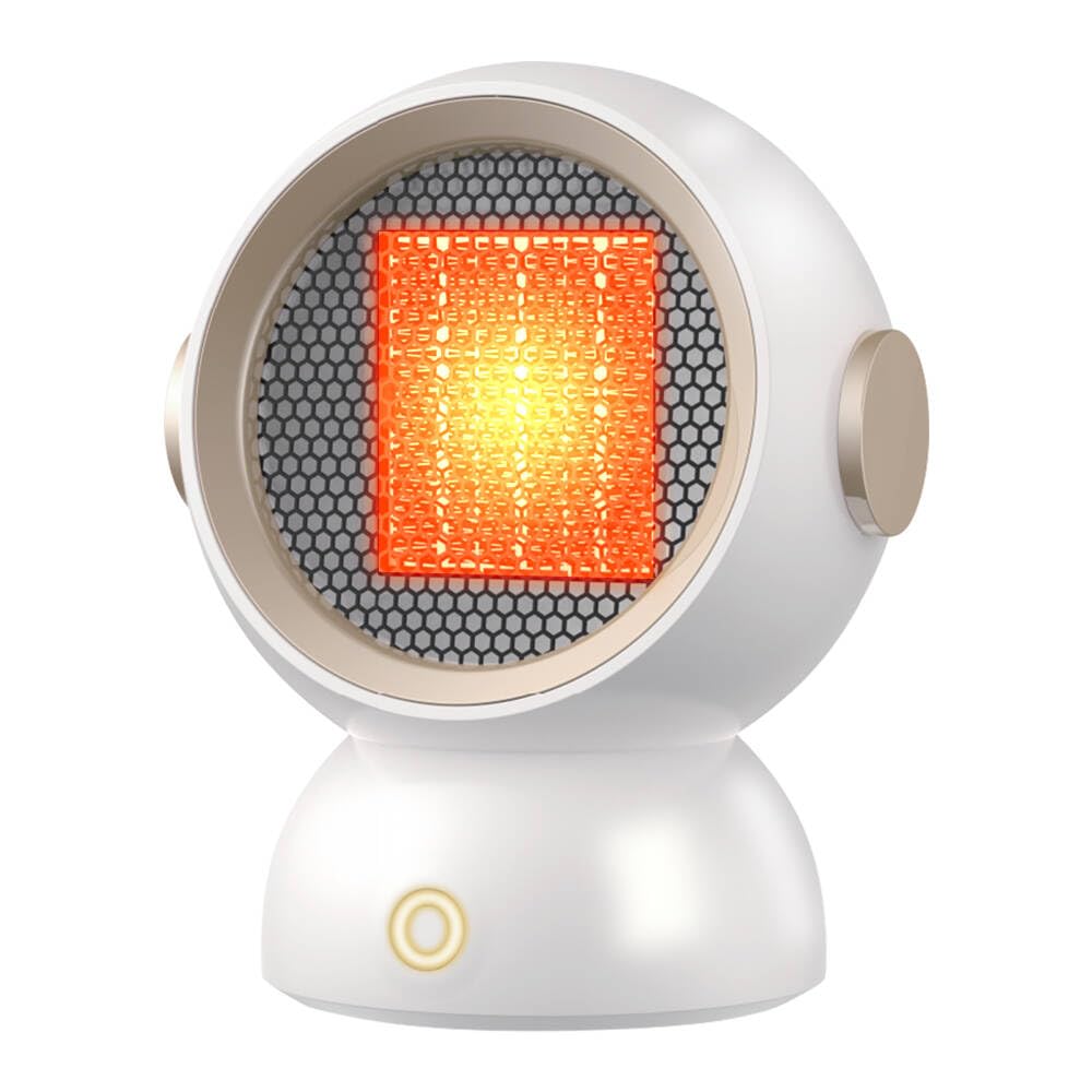 Amazon | CHUDA セラミックヒーター 小型 ポータブル 電気ファン